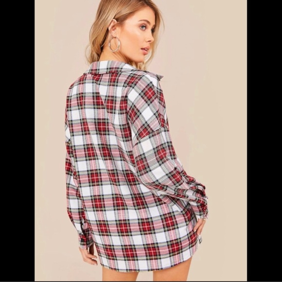 ♥️Tartan-Plaid, Flannel, Button-down Shirt, SML, MED - Picture 4 of 6